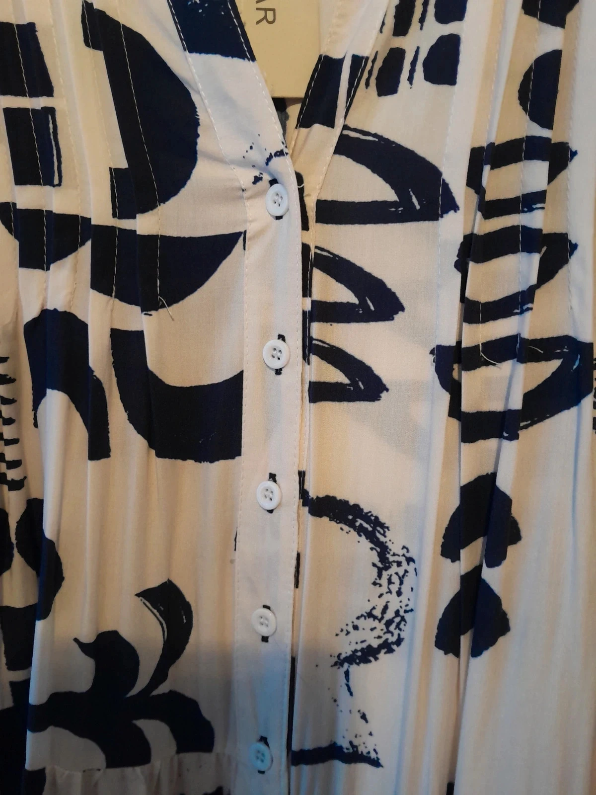 Lange tuniek in blousestijl, Maat 5XL, asymmetrisch – photo 5